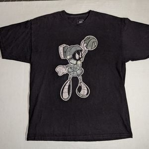 Vintage Holo Marvin The Martian Shirt Size XL